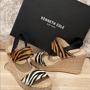 Kenneth Cole Wedges - Animal Print